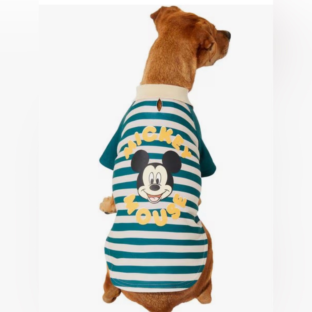 NWT Disney Mickey Mouse Rugby Dog & Cat Polo- Medium